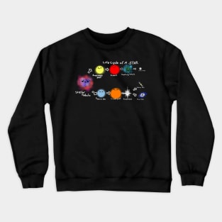 Life Cycle Of a Star Crewneck Sweatshirt